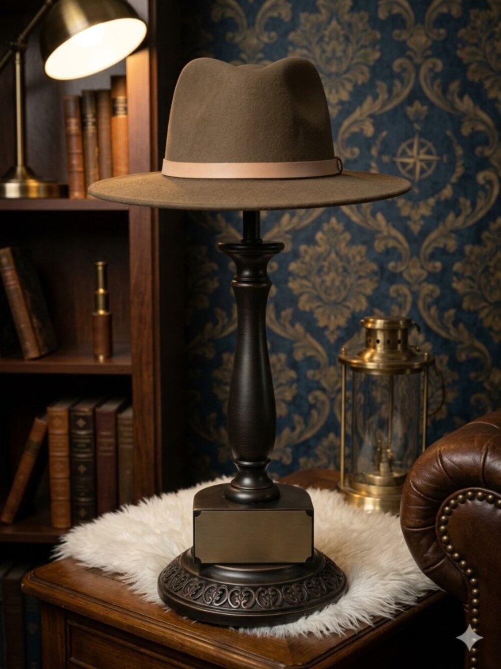 Universal Thread Brown Wool Fashion Hat – Adjustable